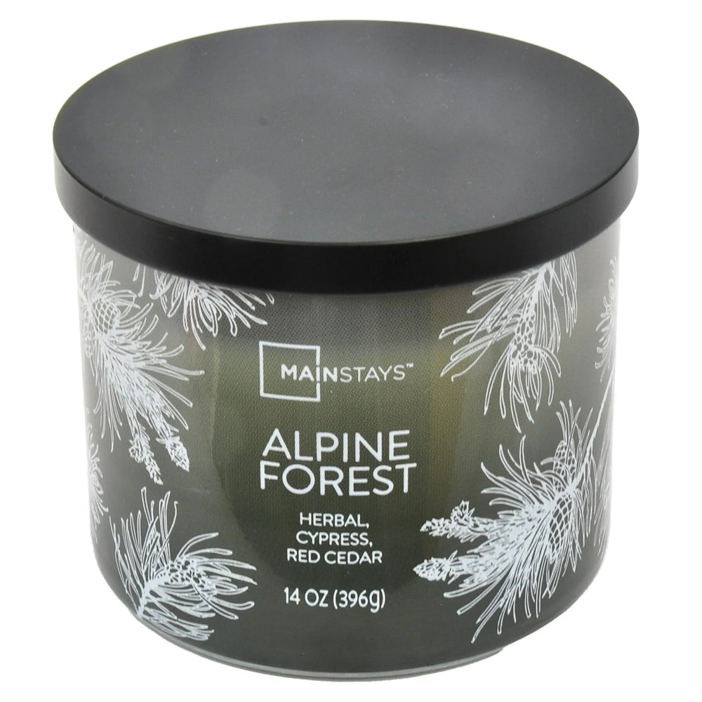 Mainstays 3-Wick Ombre Wrapped Alpine Forest Scented Candle, 14 oz - USA MEGA SHOP