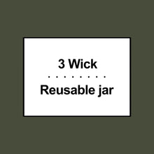 3 Wick reusable jar