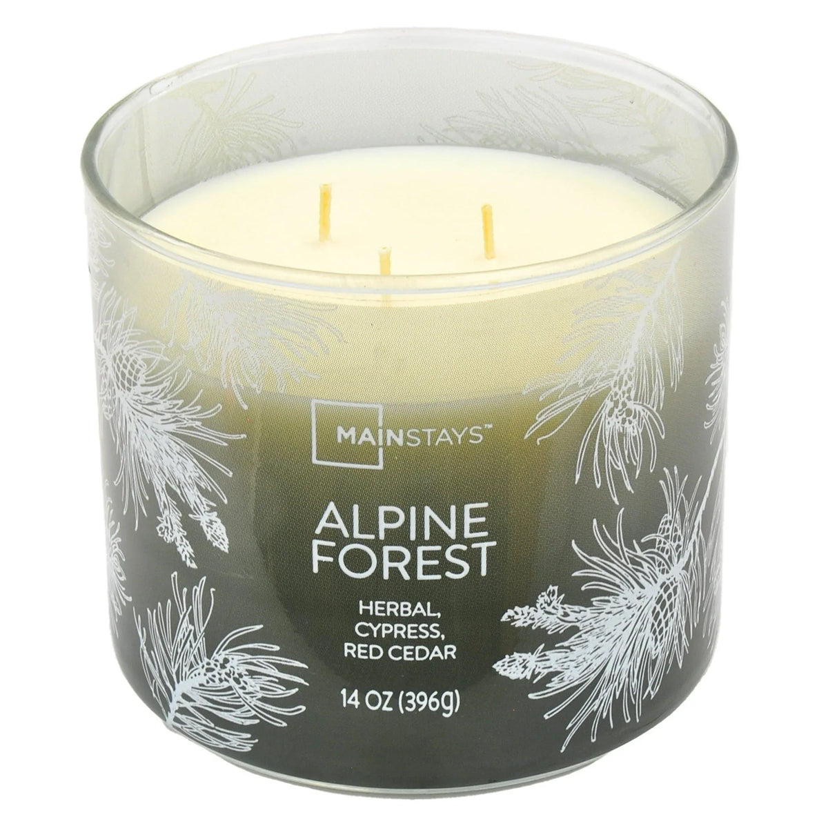 Mainstays 3-Wick Ombre Wrapped Alpine Forest Scented Candle, 14 oz - USA MEGA SHOP