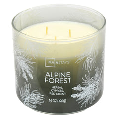 Mainstays 3-Wick Ombre Wrapped Alpine Forest Scented Candle, 14 oz - USA MEGA SHOP
