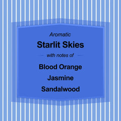 Mainstays 3-Wick Textured Wrapped Starlit Skies Scented Candle, 14 oz