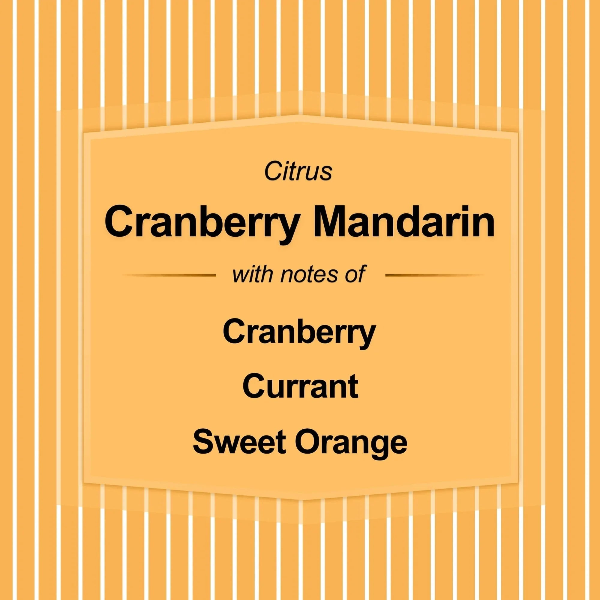 Mainstays 3-Wick Textured Wrapped Cranberry Mandarin Scented Candle, 14 oz