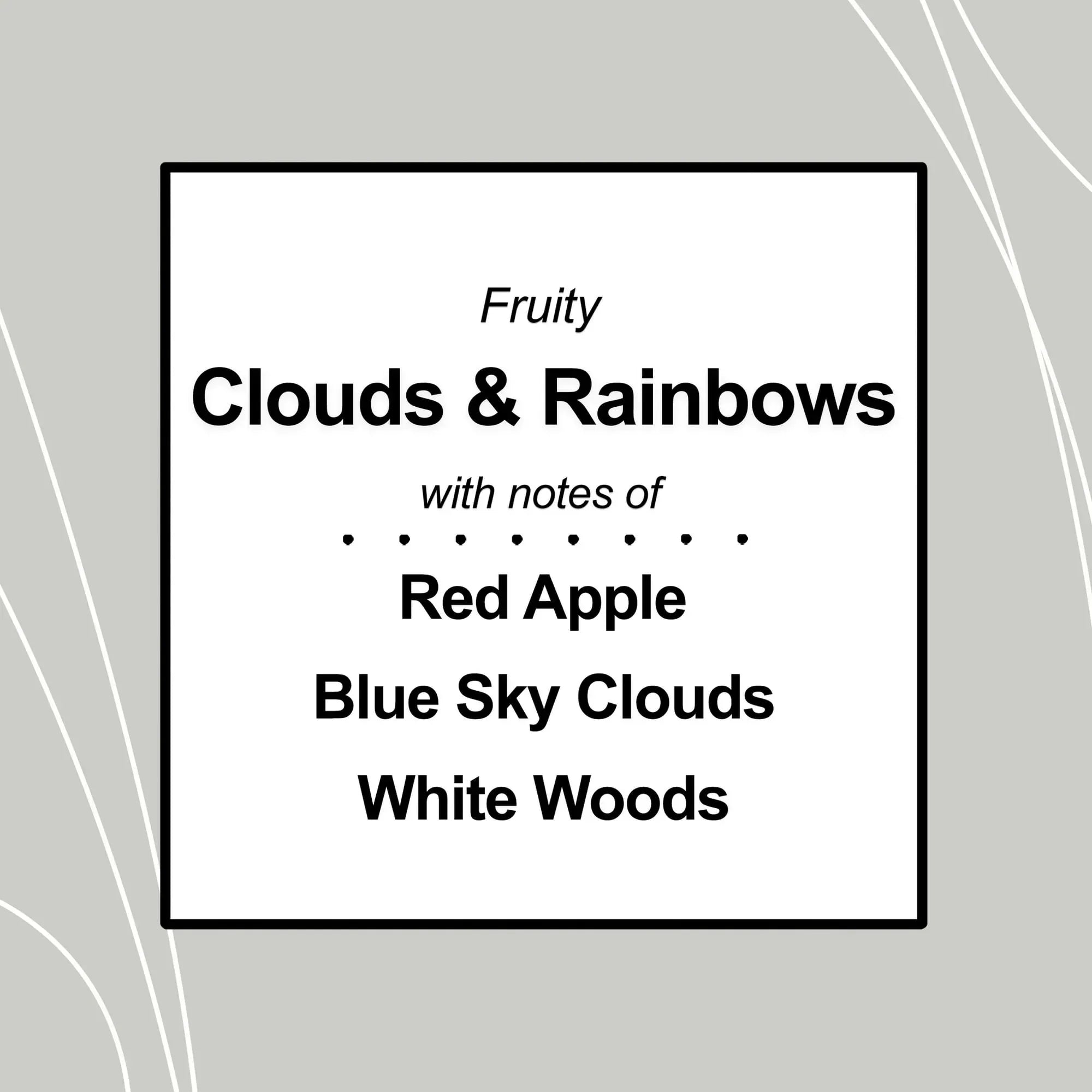 Mainstays 3-Wick Wrapped Clouds & Rainbows Scented Candle, 14 oz