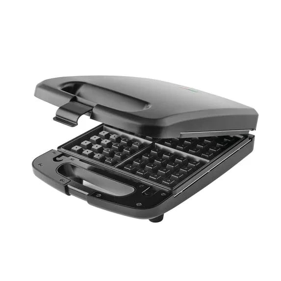 Mainstays 4 Slice Waffle Maker, Removable Plates, Black Matte, Model MS8400778514-1 - USA MEGA SHOP