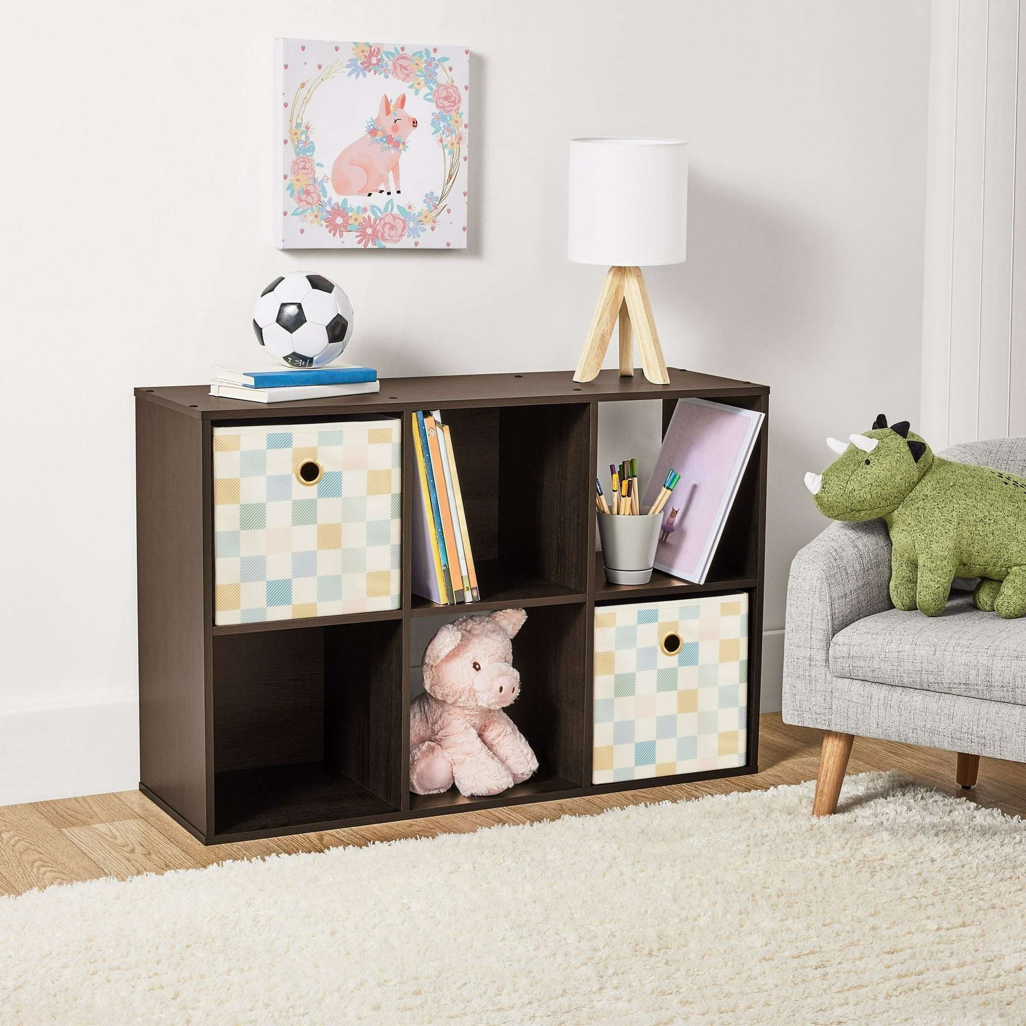Mainstays 6 Cube Storage Organizer
