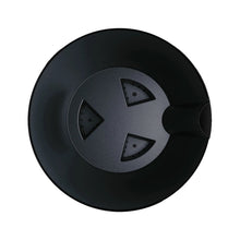Black self-watering planter reservoir top with three triangular openings