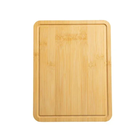 Mainstays 8.5" x 11" Non-Slip Bamboo Cutting Board, 100% Natural Bamboo Color, with Juice Groove - USA MEGA SHOP