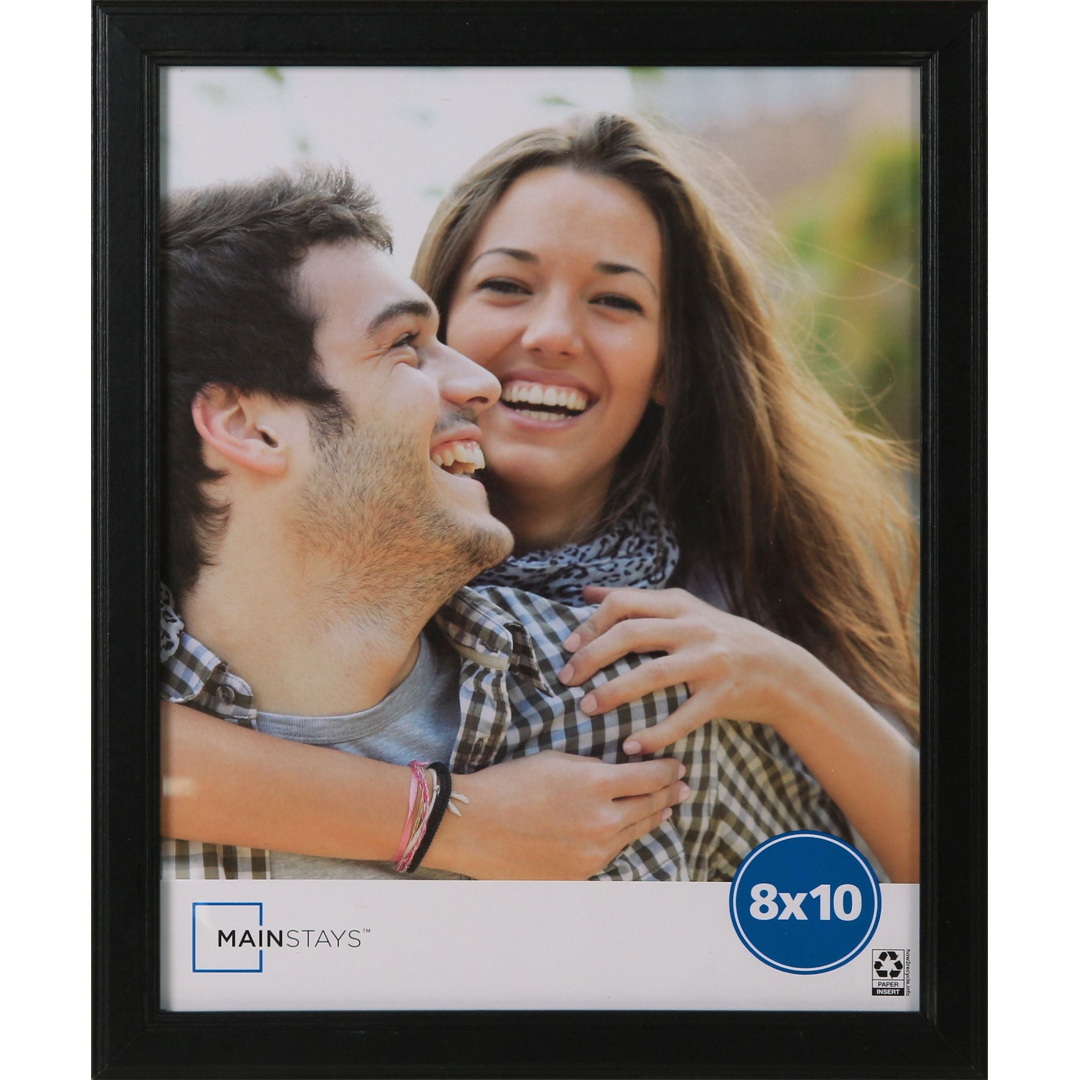 Mainstays 8x10 Black Step Program Tabletop Picture Frame