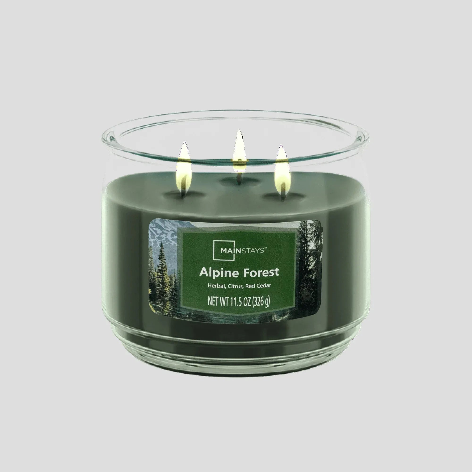 Mainstays 3-Wick Scented Glass Jar Candle, 11.5oz.