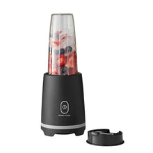 Mainstays black single-serve blender with clear jar and control button