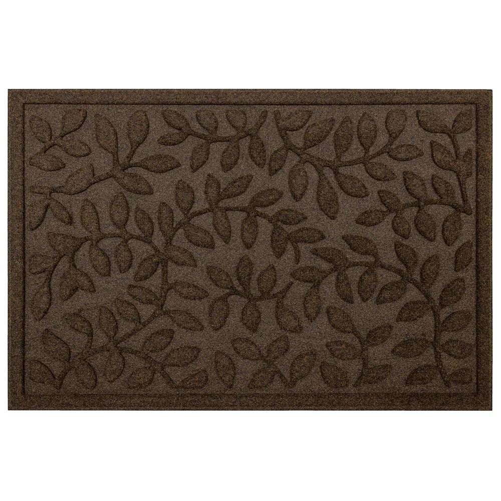 Mainstays Brown Rambling Vine Utility Polyester Outdoor Doormat, 24" x 36"