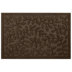 Mainstays Brown Rambling Vine Utility Polyester Outdoor Doormat, 24" x 36"