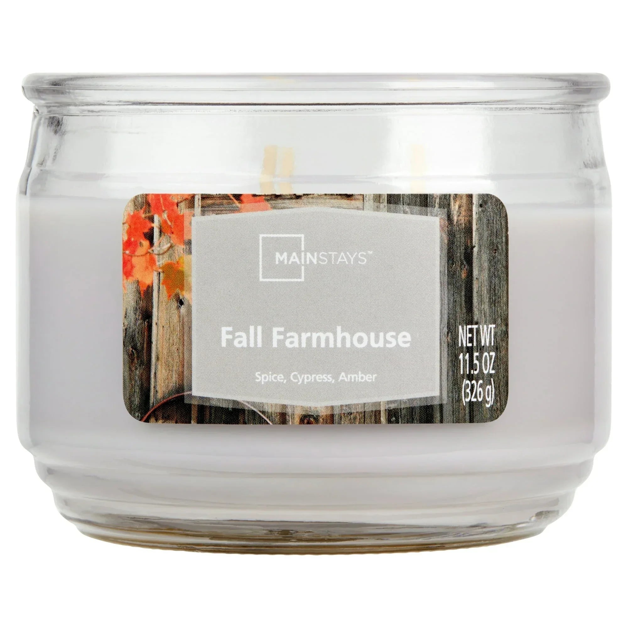 Mainstays 3-Wick Scented Glass Jar Candle, 11.5oz.