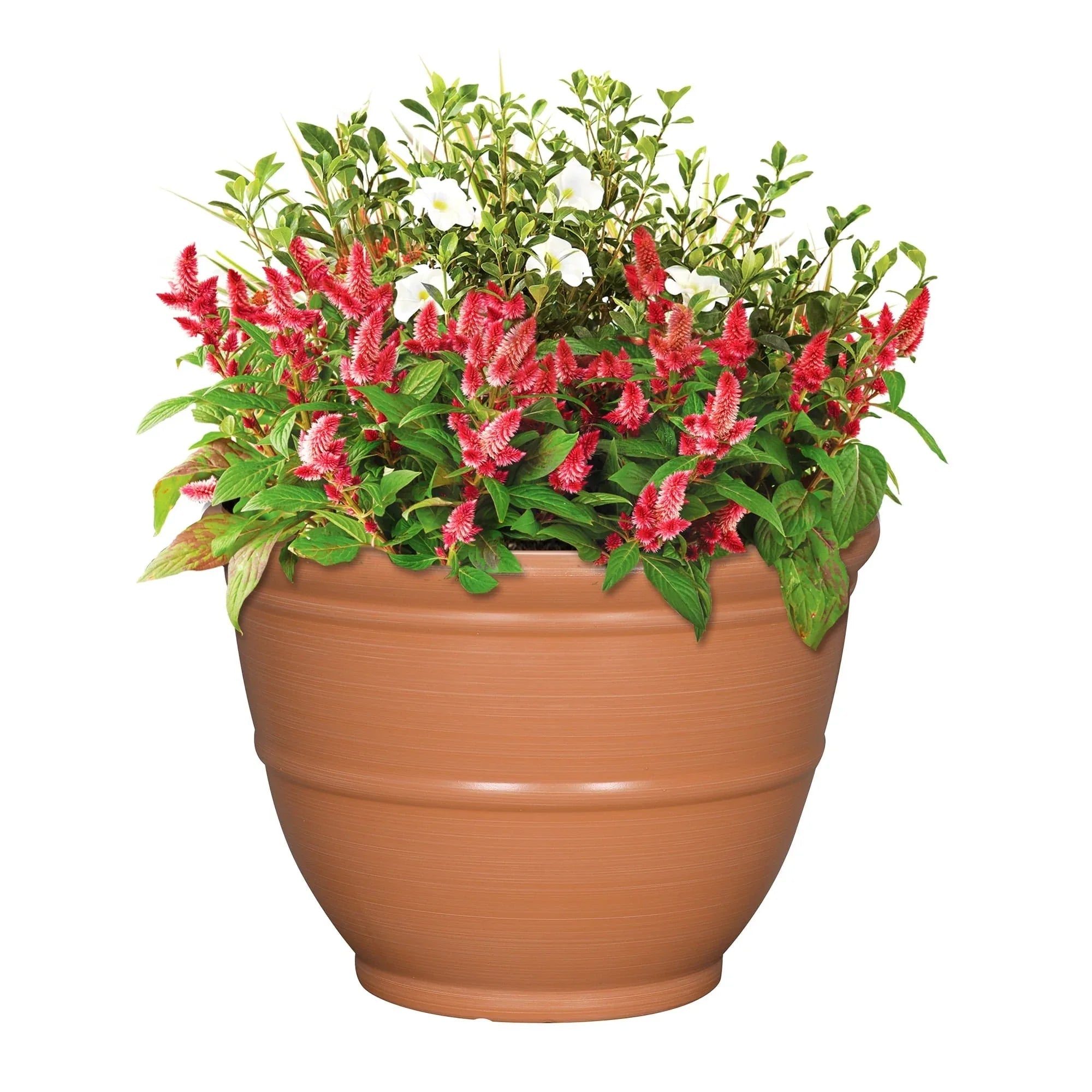 Mainstays 14" D x 10" H Ferenza Recycled Resin Planter