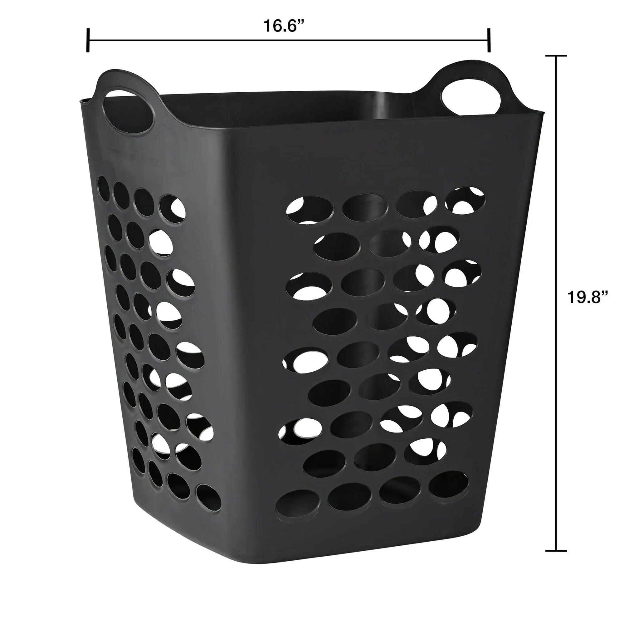 Mainstays Flex Square Laundry Hamper, Adult