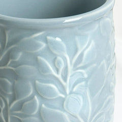 Mainstays Floral Ceramic Toothbrush Holder for Adults