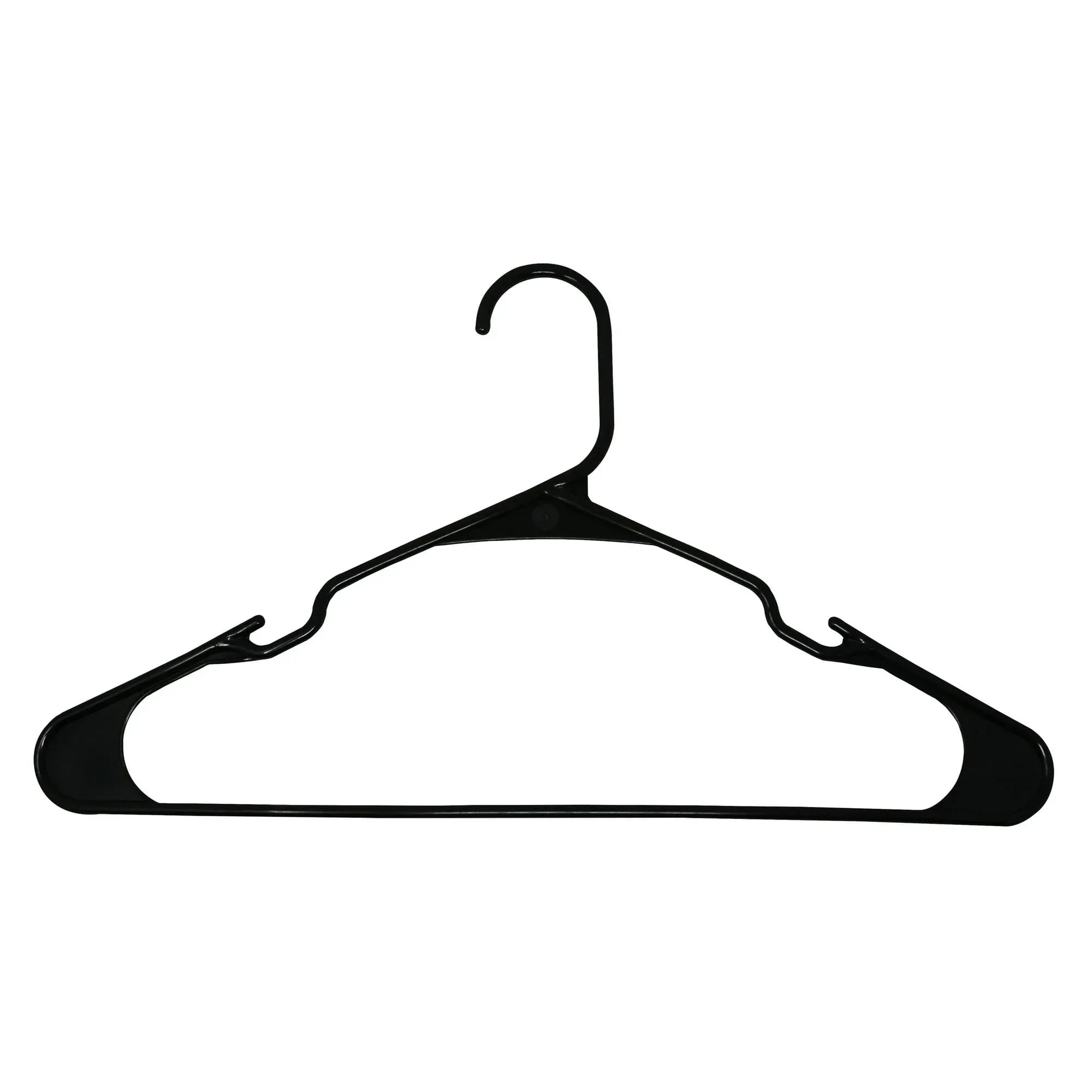 Mainstays Plastic Clothes Hangers, 18-Count, Lightweight & Durable for Everyday Use