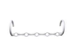 Mainstays Space Saving Cascading Foldable Non-Slip Plastic Clothing Hanger, 10 Pack, White