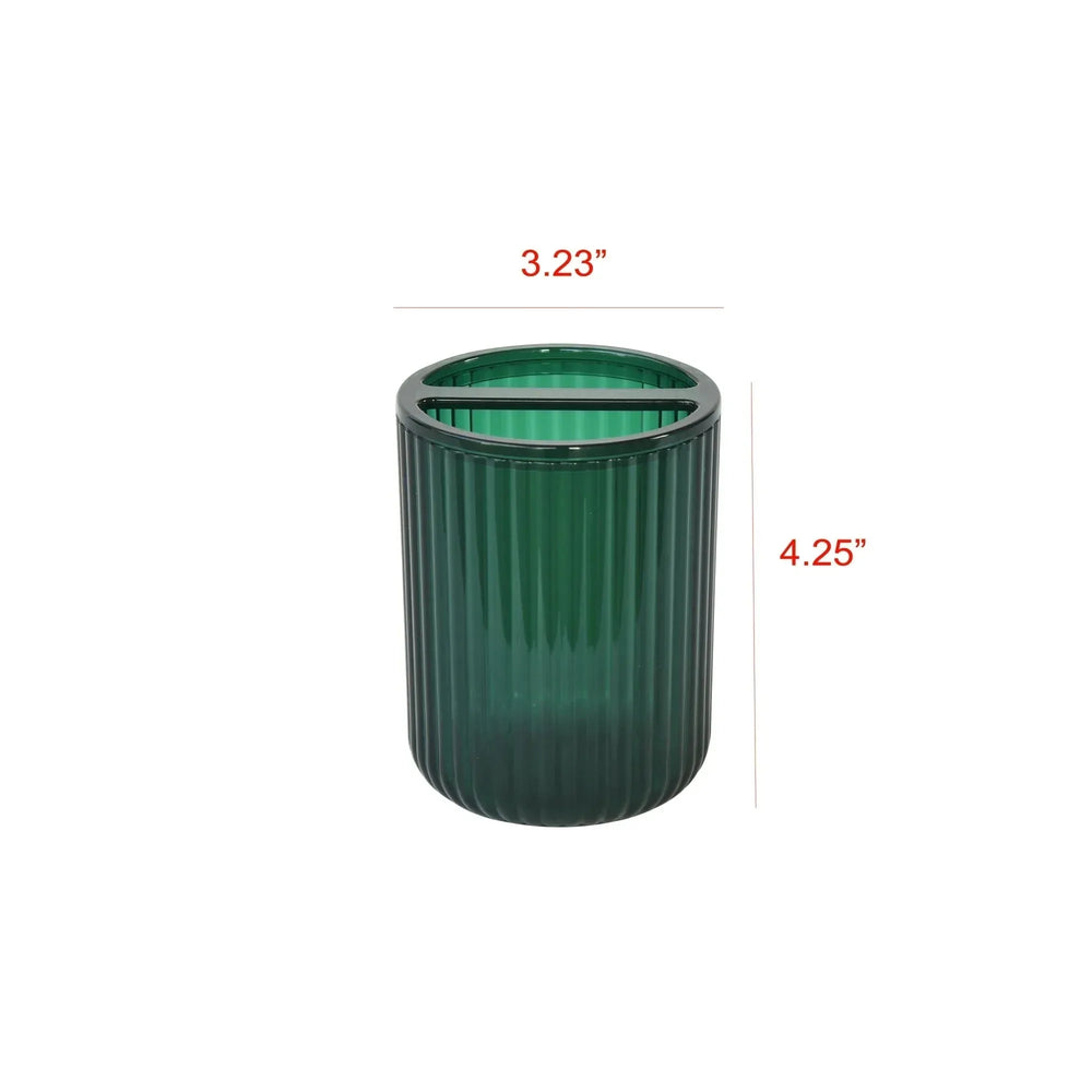 Mainstays Toothbrush Holder, Plastic, Use for All Ages in Bathrooms - USA MEGA SHOP