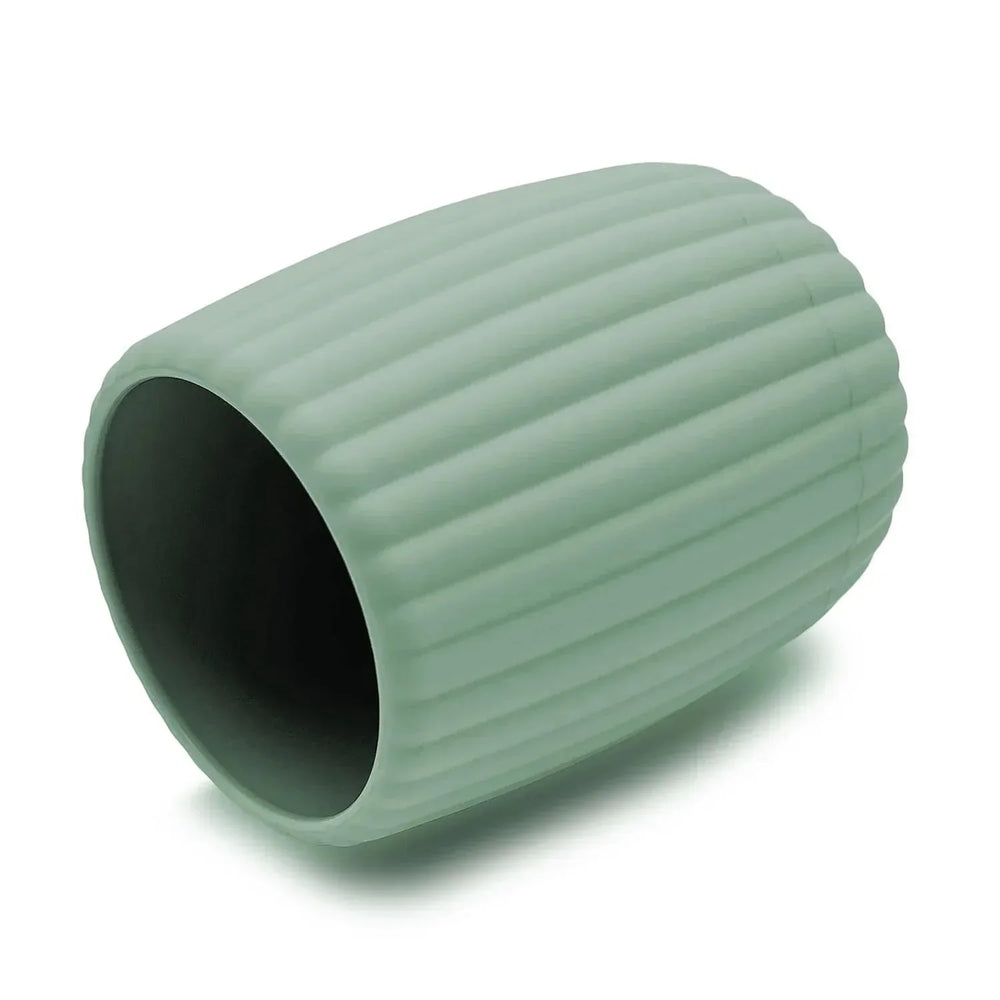 Mainstays Rubberized Plastic Ribbed Toothbrush Holder, Green - USA MEGA SHOP