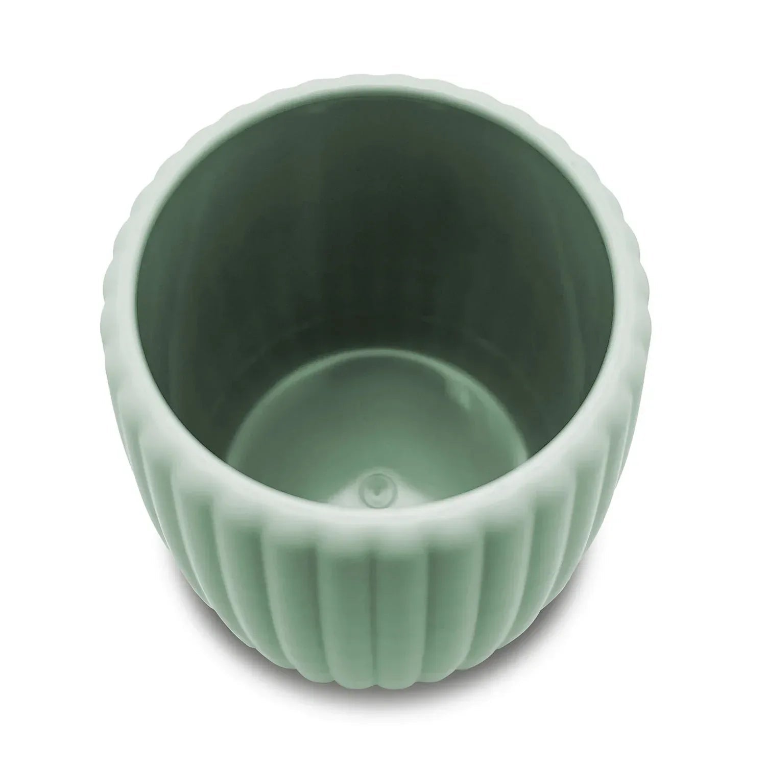 Mainstays Rubberized Plastic Ribbed Toothbrush Holder, Green