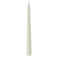 Mainstays Single Wick 10" Taper Candle, Unscented, Ivory, 4 Pack