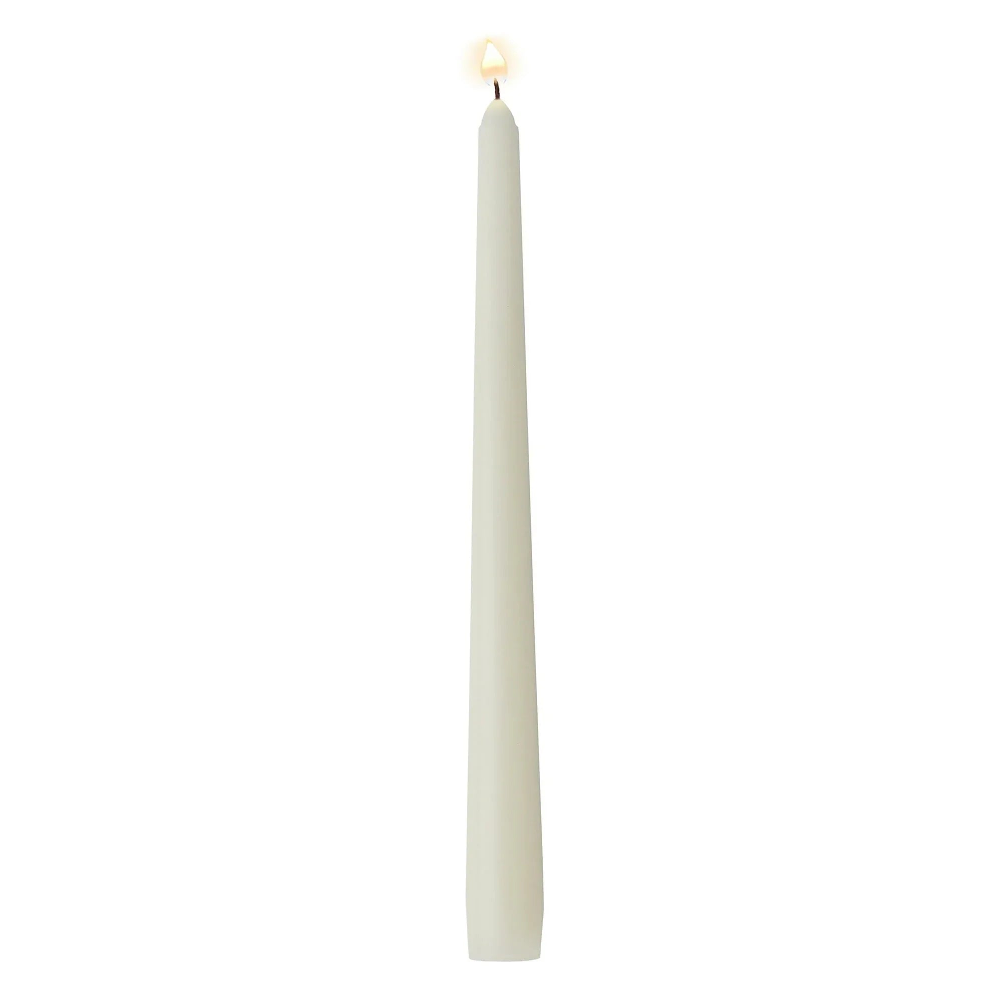 Mainstays Single Wick 10" Taper Candle, Unscented, Ivory, 4 Pack - USA MEGA SHOP