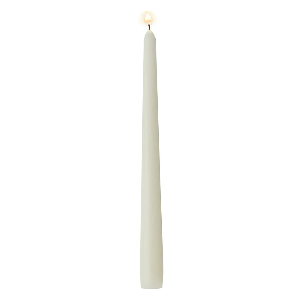 Mainstays Single Wick 10" Taper Candle, Unscented, Ivory, 4 Pack - USA MEGA SHOP