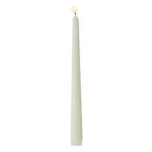 Ivory taper candle with single wick, unlit
