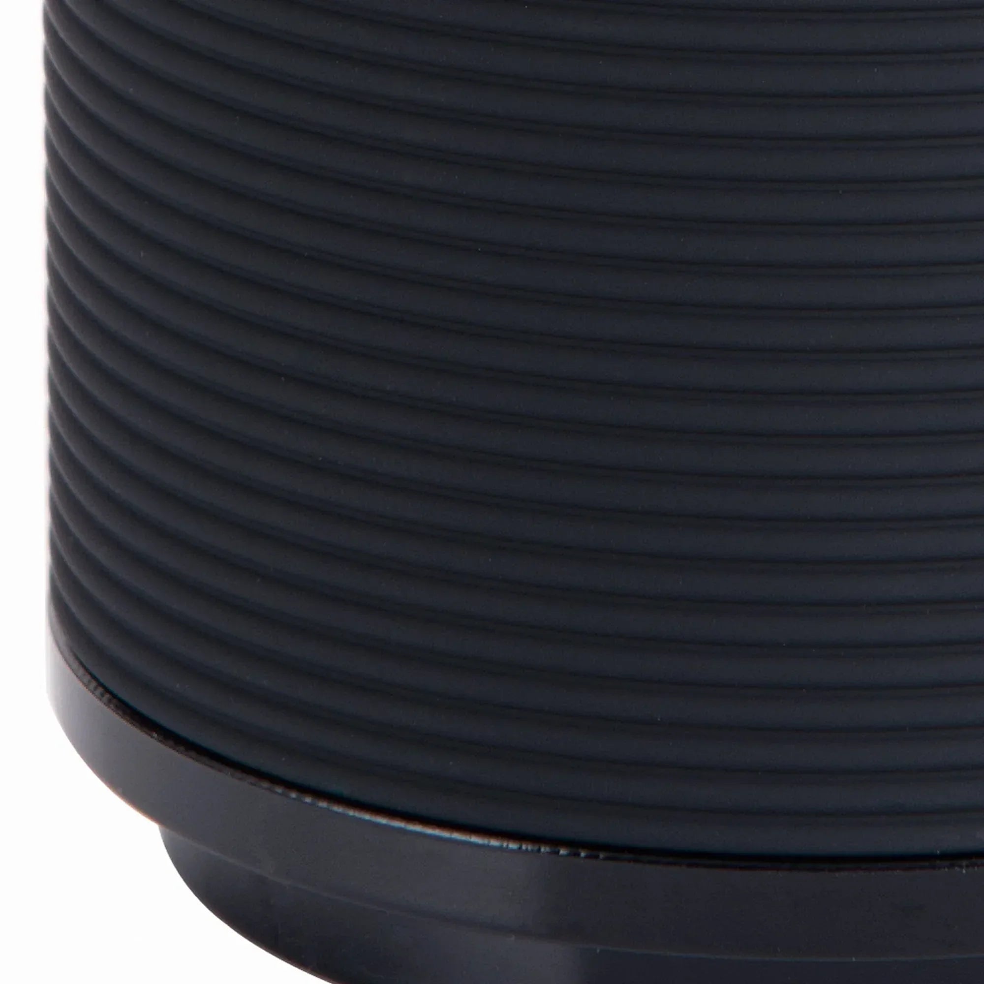Mainstays Soft Touch Black Plastic Toothbrush Holder for Adults and Kids