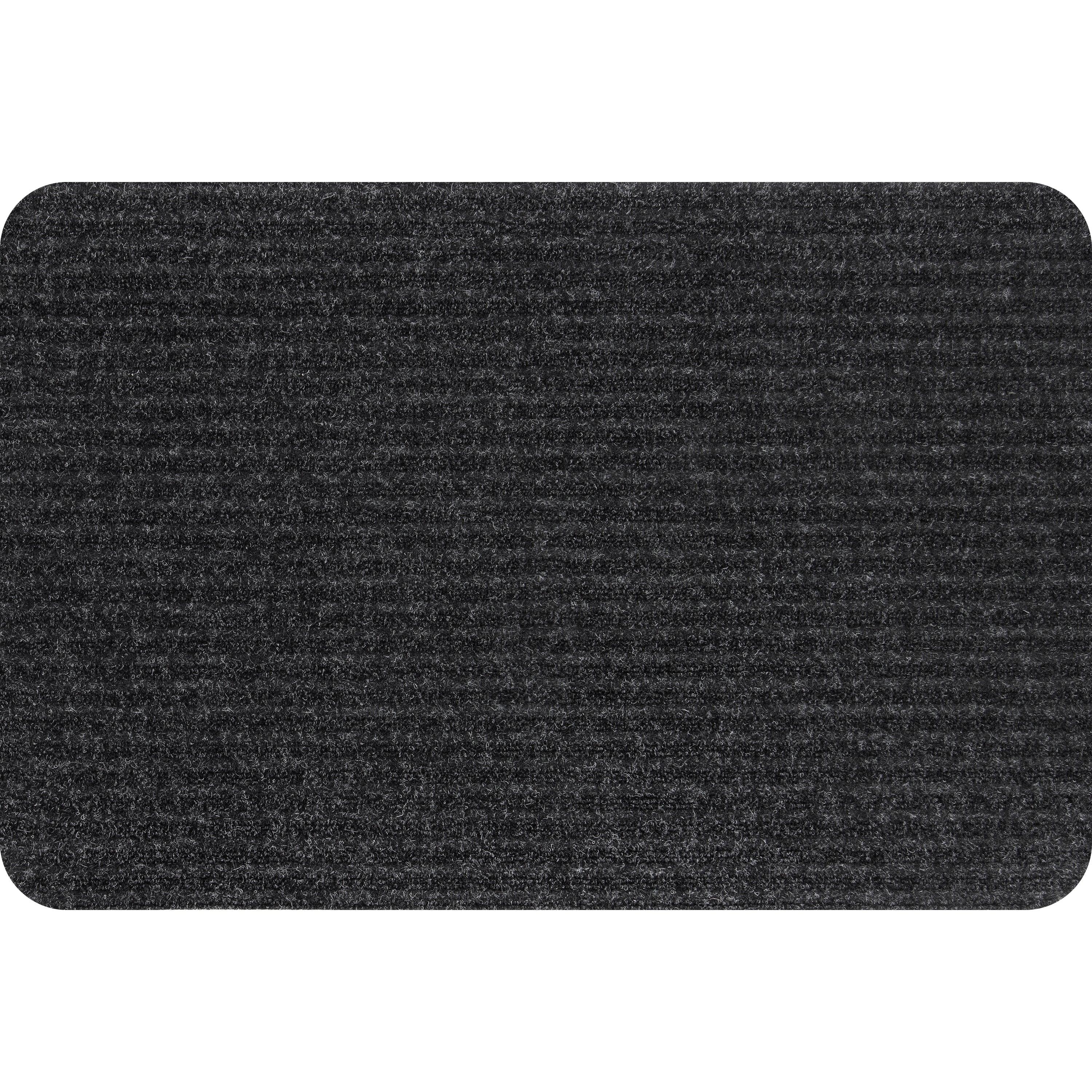 Mainstays Tri-Rib Doormat, 20" x 30", Charcoal