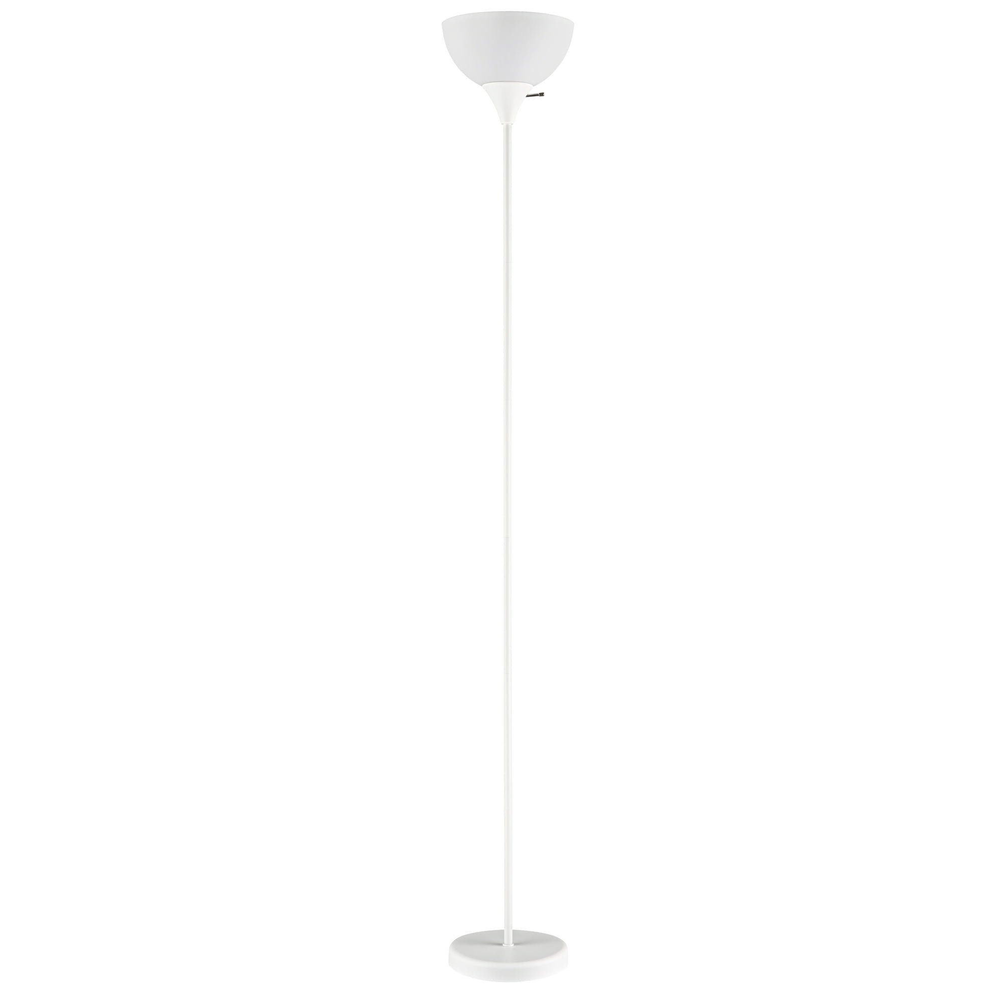 Mainstays 71-Inch Black Floor Lamp with Modern Design and 3-Way Switch