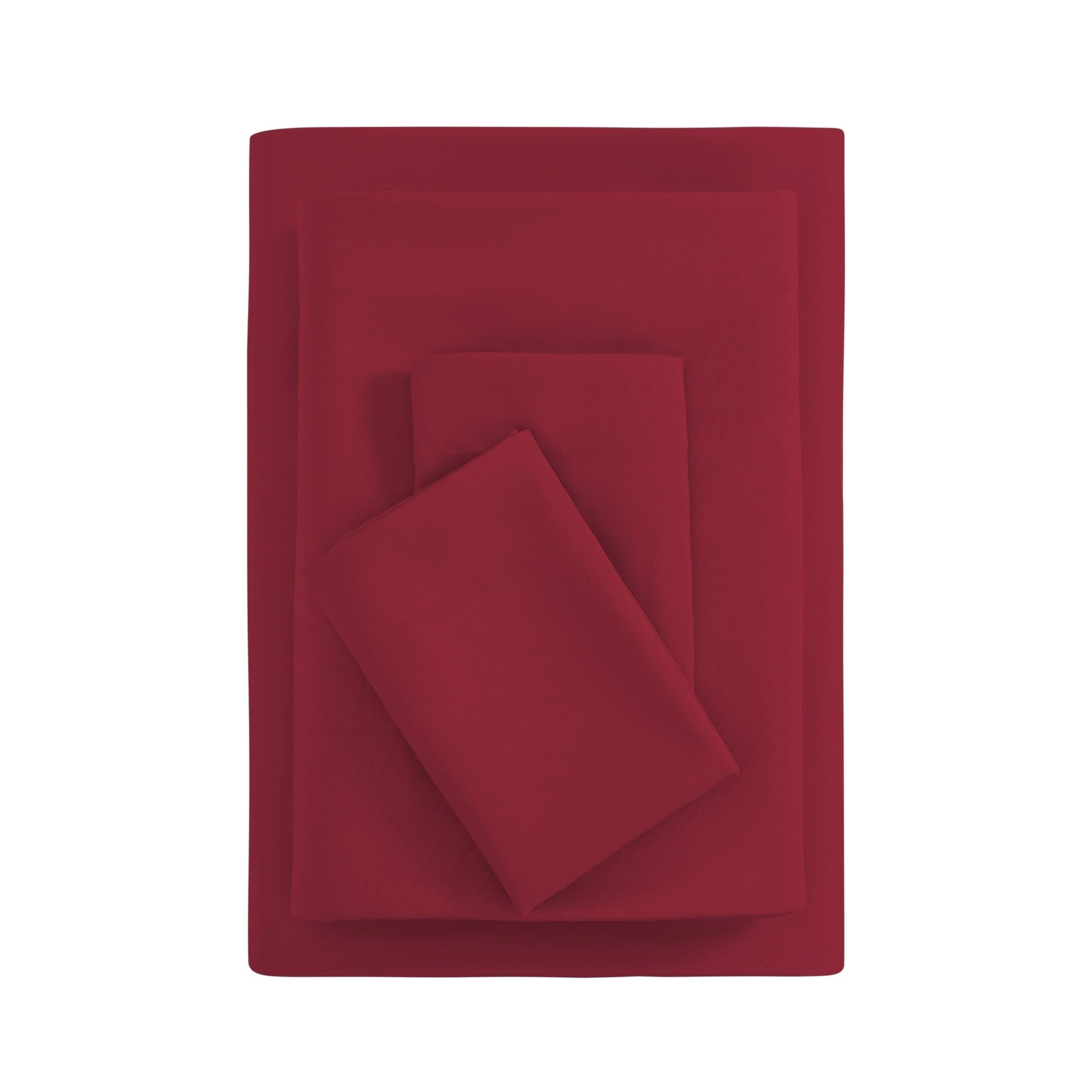 Mainstays Basic Value Microfiber Bed Sheet Set, 4 Piece