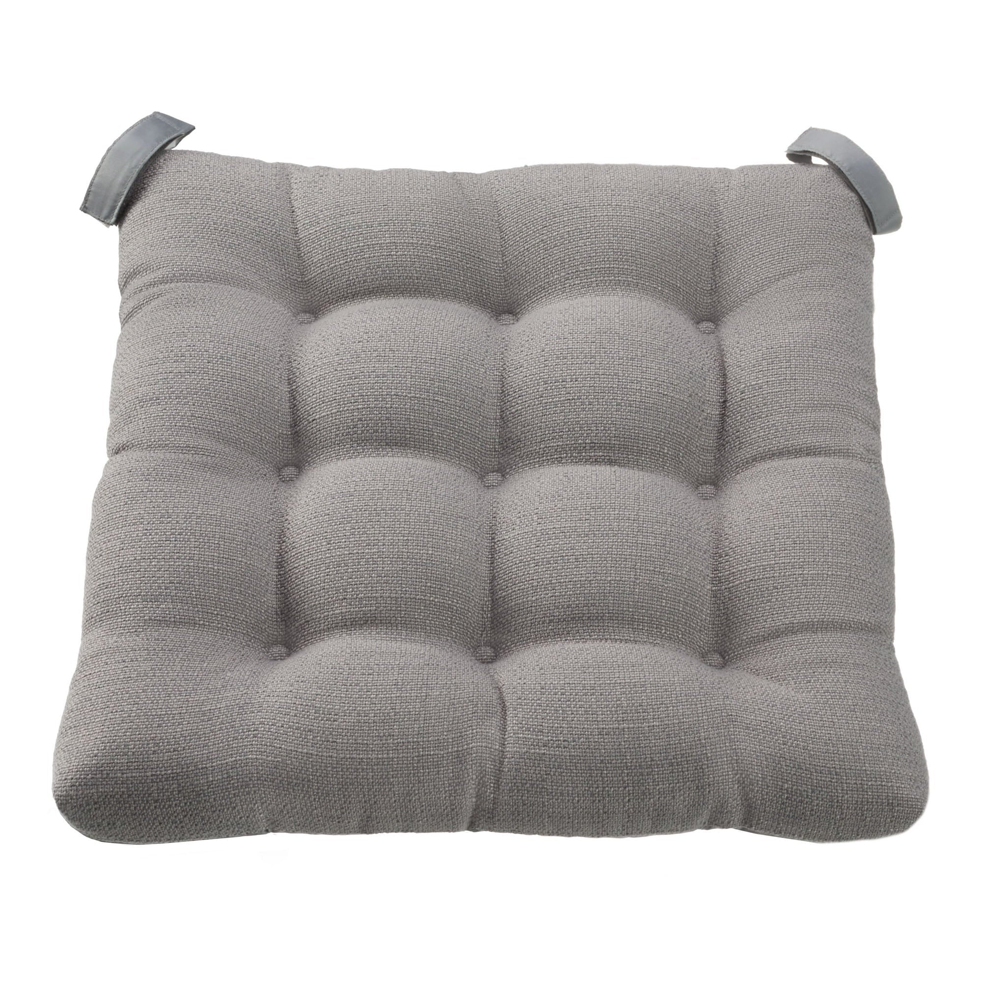 Mainstays Textured Chair Seat Pad (Chair Cushion), 1-Piece, 15.5" x 16"