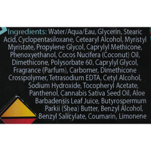 Body moisturizer lotion ingredient text on back label, turquoise bottle with pump