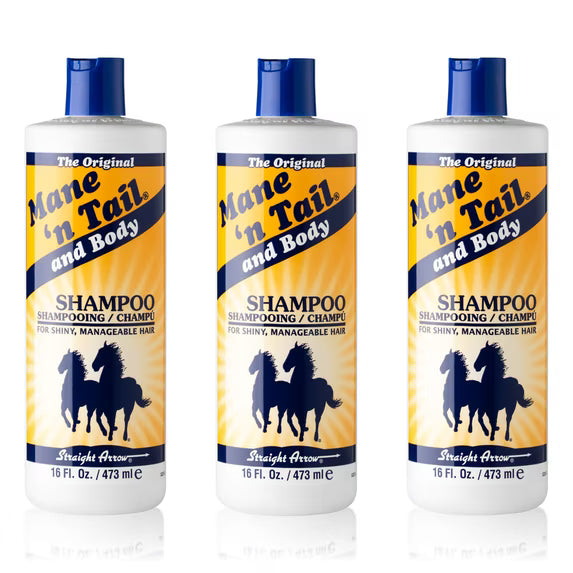 Mane 'n Tail and Body Original Formula Shampoo 12 oz – High Lather, Moisturizing Cleanser for Shine, Body & Manageability