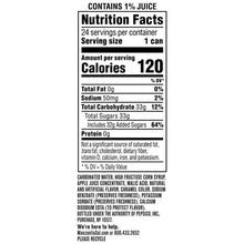 Manzanita Sol apple soda nutrition facts panel with ingredients and calories 120