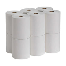 White dispenser paper towel rolls, 12-count