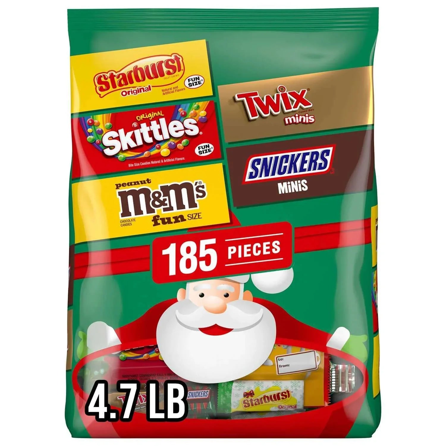 Mars Christmas Variety Pack Candy, 185 pcs. - USA MEGA SHOP