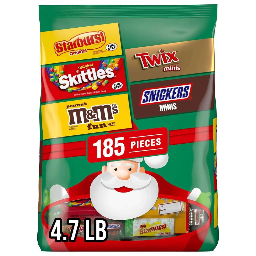 Mars Christmas Variety Pack Candy, 185 pcs. - USA MEGA SHOP