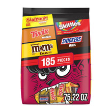 Mars Halloween Variety Pack Candy, Mini & Fun Size, 185 pcs.