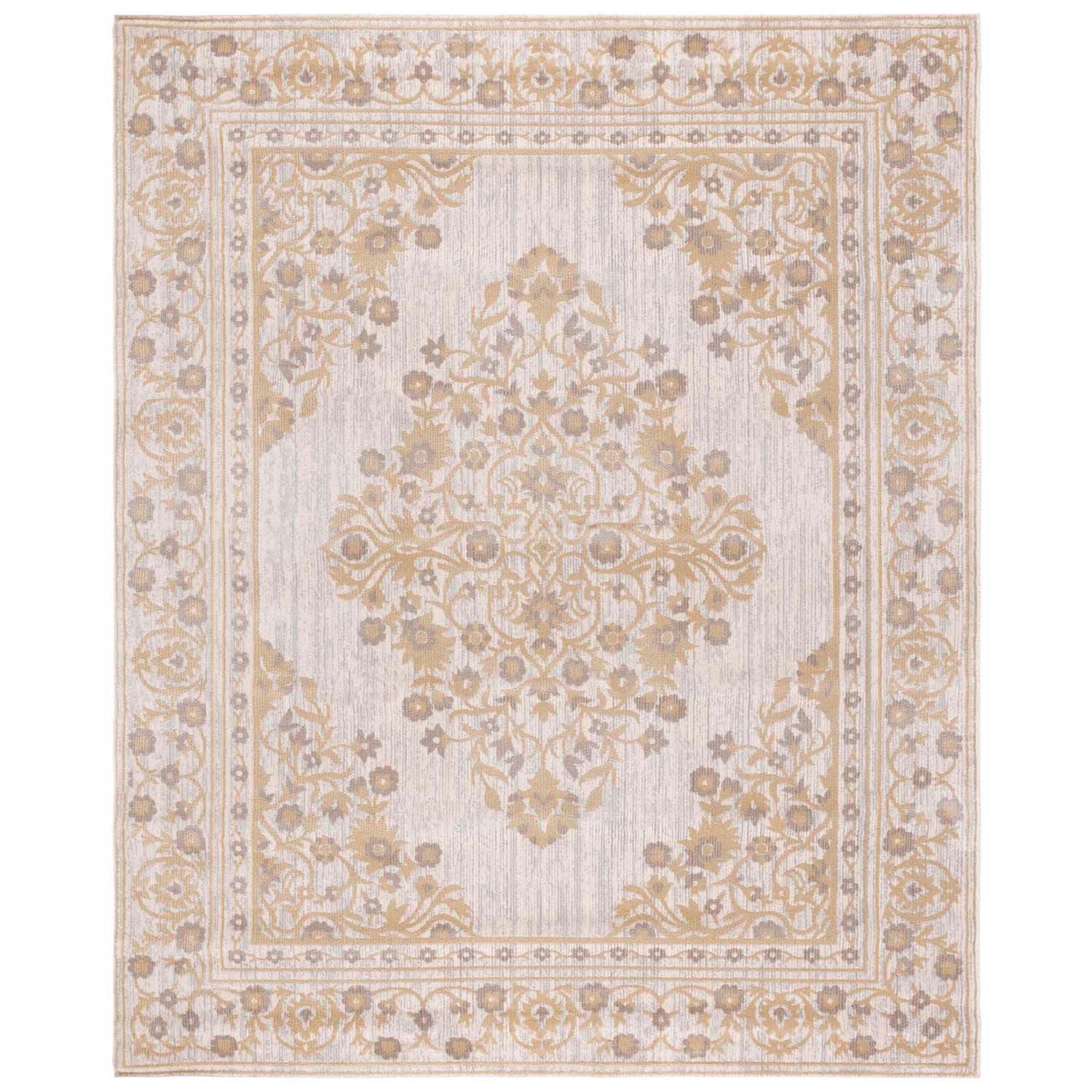 Martha Stewart Haven Area Rug Gold Ivory, Assorted Sizes - USA MEGA SHOP