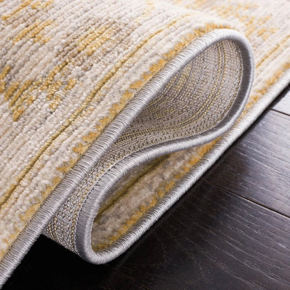 Martha Stewart Haven Area Rug Gold Ivory, Assorted Sizes - USA MEGA SHOP