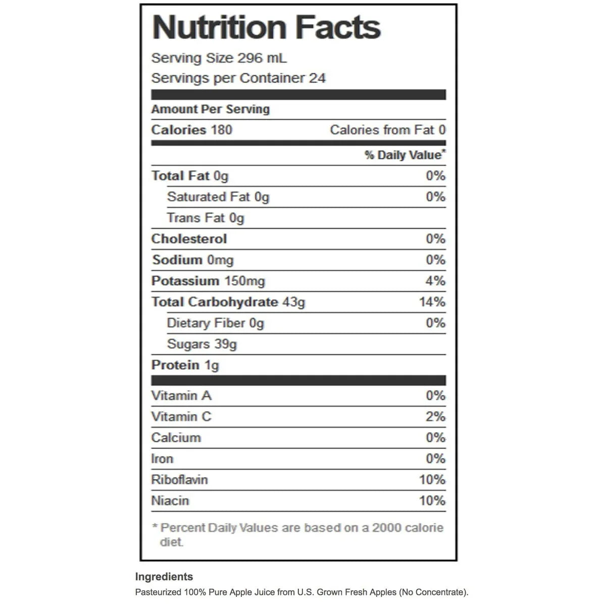 Martinelli's, Gold Medal 100% Pure Apple Juice, 10 fl oz, 24-Count - USA MEGA SHOP