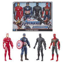 Titan Hero Series action figure set with four figures shown on card