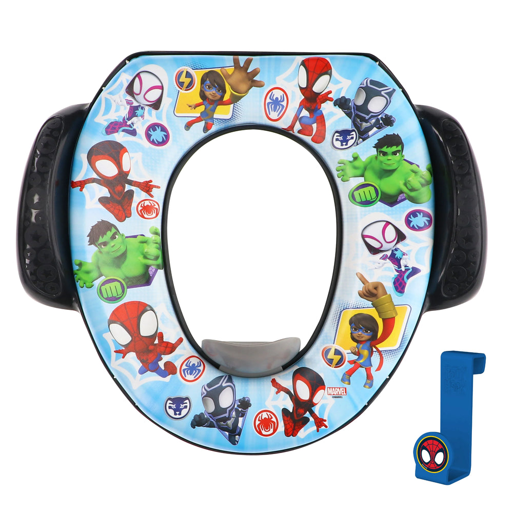 Bluey Soft Potty Training Seat for Toddlers with Hanging Hook, Fits Standard Toilets - USA MEGA SHOP