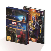 Two hardcover Marvel storybooks shown side by side, featuring Avengers War cover art