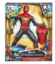 Spider-Man Thwip Blast action figure in box with gold web-blaster accessories