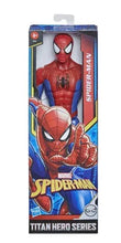 Spider-Man Titan Hero boxed action figure, red-and-blue suit character