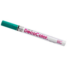 Teal fine-line opaque paint marker with DecoColor branding, 1-pack